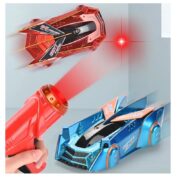 CARRINHO ESCALA PAREDE CARRO CONTROLE REMOTO SENSOR LASER ESCALADOR TETO ANTIGRAVIDADE - Imagem 3