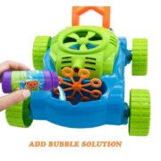 CARRINHO LANCA BOLHAS INFANTIL MAQUINA LANCADOR MANIA SABAO EMPURRADOR SOPRADOR AUTOMATICO LUXO - Imagem 4