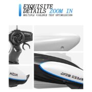 Barco Lancha Brinquedo Controle Remoto Speed Dupla Face - Imagem 5