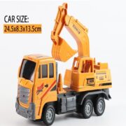CAMINHAO CONTROLE REMOTO ESCAVADEIRA TRATOR CARRINHO CONSTRUCAO LUZ TRUCK ESTILO PROFISSIONAL - Imagem 4