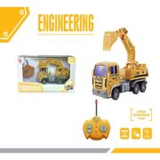 CAMINHAO CONTROLE REMOTO ESCAVADEIRA TRATOR CARRINHO CONSTRUCAO LUZ TRUCK ESTILO PROFISSIONAL - Imagem 6