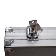 MALETA POKER 200 FICHAS ALUMINIO PROFISSIONAL JOGO OFICIAL BARALHO DADOS KIT COMPLETO - Imagem 3