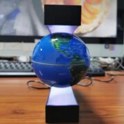 GLOBO TERRESTRE LED MAGNETICO GIRATORIO FLUTUANTE LEVITACAO ANTI GRAVIDADE LUMINARIA COM BASE DECORAÇÃO - Imagem 5