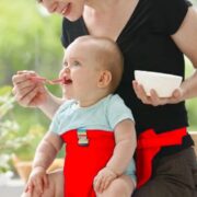 CADEIRINHA ALIMENTACAO BEBE PORTATIL ASSENTO INFANTIL REFEICAO COM CINTO DE SEGURANÇA AJUSTAVEL VIAGEM RESTAURANTE - Imagem 7