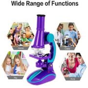 Microscópio Infantil Led 100x 200x 450x Completo Educativo - Imagem 4