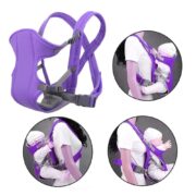 CANGURU ERGONOMICO BEBE MOCHILA CARREGADOR CRIANCA 3 POSICOES ATE 15KG SLIM PORTATIL PASSEIO ROXO - Imagem 2
