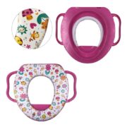 ASSENTO REDUTOR SANITARIO INFANTIL ALCAS ADAPTADOR ACOLCHOADO PARA VASO DESFRALDE CRIANÇA BEBE MENINAS - Imagem 3