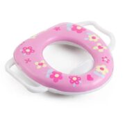 ASSENTO REDUTOR SANITARIO INFANTIL ALCAS ADAPTADOR ACOLCHOADO PARA VASO DESFRALDE CRIANÇA BEBE MENINAS - Imagem 6