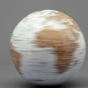 GLOBO TERRESTRE MAPA MUNDI ILUMINADO LUMINARIA GIRATORIA LED INFANTIL ADULTO DECORAÇÃO ESCRITORIO SALA QUARTO BRANCO - Imagem 3