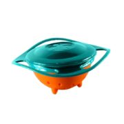 COMEDOURO PET GIRATORIO ALIMENTADOR INTELIGENTE PARA CACHORRO GATO DESIGN ROTATIVO SISTEMA ANTI SUJEIRA VERDE - Imagem 6