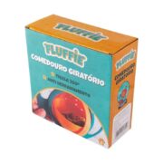 COMEDOURO PET GIRATORIO ALIMENTADOR INTELIGENTE PARA CACHORRO GATO DESIGN ROTATIVO SISTEMA ANTI SUJEIRA VERDE - Imagem 5