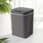 LIXEIRA AUTOMATICA CESTO DE LIXO INTELIGENTE 12L TAMPA SENSOR DE MOVIMENTO DESIGN MODERNO CINZA