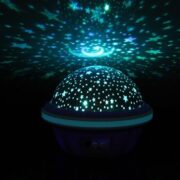 LUMINARIA LUZ NOTURNA DECORATIVA GLOBO PROJETOR 360 LED QUARTO INFANTIL AMBIENTE DIVERTIDO ADULTO CRIANCA VERDE - Imagem 5