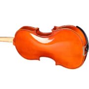 VIOLINO 1/4 ACUSTICO LUXO COMPLETO MALETA ARCO MADEIRA COM BREU CAVALETE VIOLINISTA INICIANTE INFANTIL ADULTO ESTOJO - Imagem 9